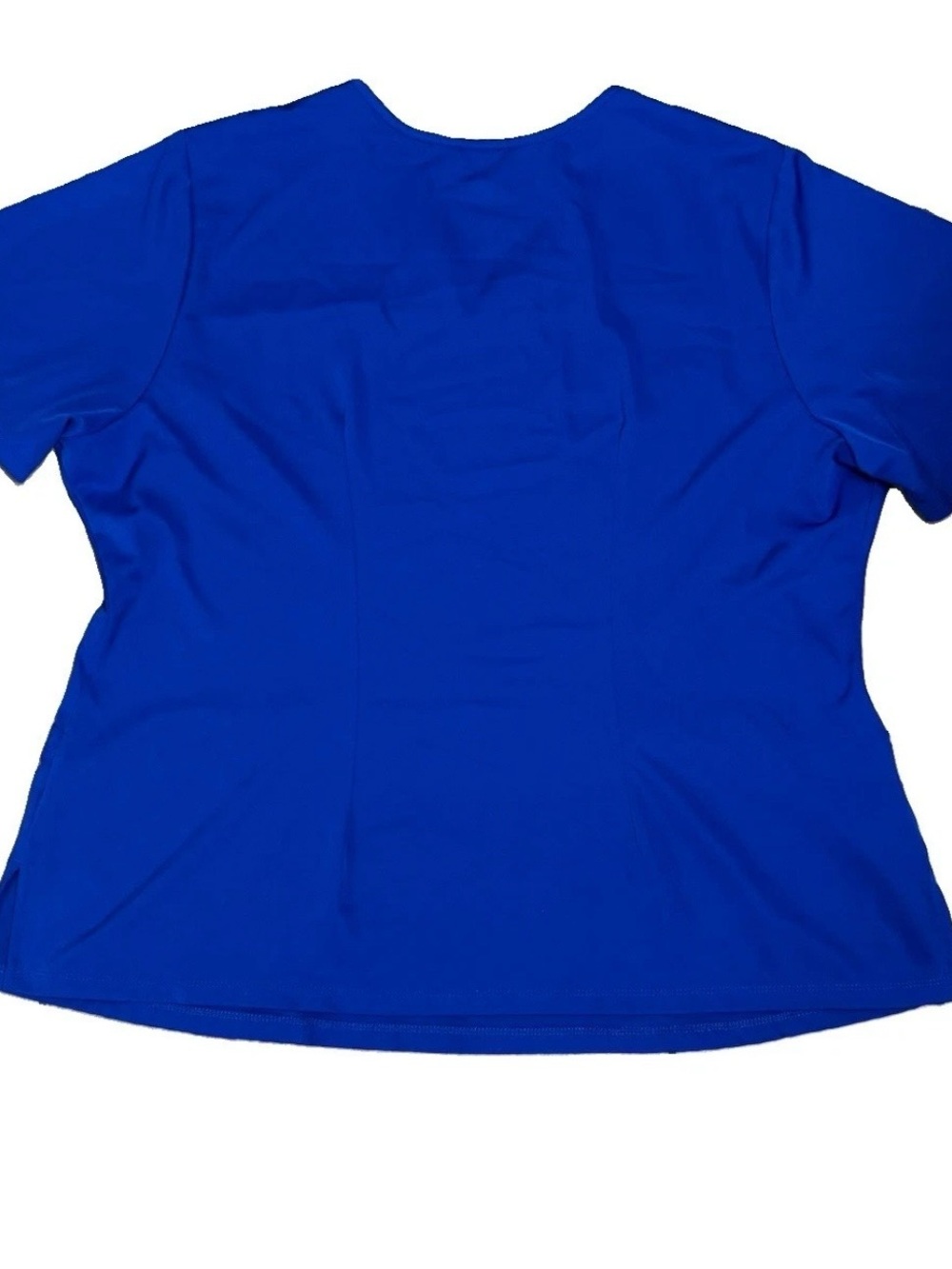 HH Works Healing Hands Monica 2500 Scrub Top 2X Blue V-Neck Stretch Women’s 🔥💙 - Picture 3 of 7